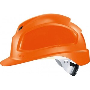 Каска защитная (строительная) UVEX Феос B-WR 9772.230 с храповиком | Цвет: оранжевый