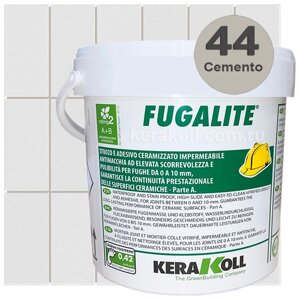 Kerakoll Fugalite Eco 44 Cemento 3kg эпоксидная затирка для швов