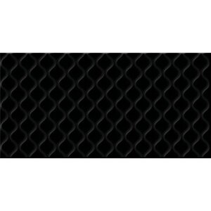 Керамическая плитка Cersanit Deco рельеф черный DEL232D для стен 29,8x59,8 (цена за 1.25 м2)