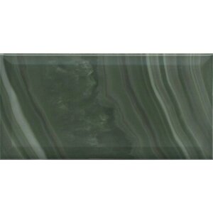 Керамическая плитка KERAMA MARAZZI 19077 Сеттиньяно зелёный грань глянцевый для стен 9,9x20 (цена за 0.792 м2)