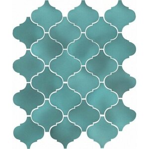 Керамическая плитка KERAMA MARAZZI 65006 Арабески Майолика бирюза. Настенная плитка (26x30) (цена за 0.59 м2)