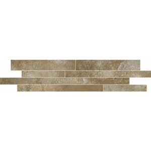 Керамическая плитка Laparet Ferry Мозаика коричневый 14,4х69, уп. 1,09 м2,11 шт)