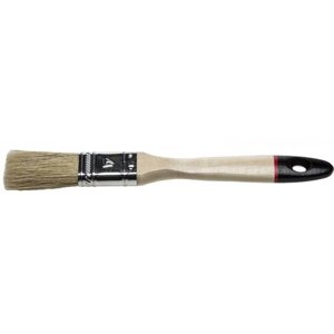 Кисть плоская UNIVERSAL-EURO, деревянная ручка, щетина натуральная светлая, 3/4", 20 мм, STAYER