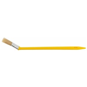 Кисть радиаторная, натуральная светлая щетина, желтая пластиковая ручка 1"25 мм) FIT