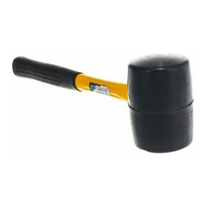 Киянка резиновая, фиберглассовая ручка 80 мм (900 гр) код 45495 | FIT (2шт. в упак.)