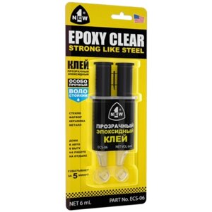 Клей эпоксидный 1 New Epoxy Clear ECS-06, 8 г, 6 мл