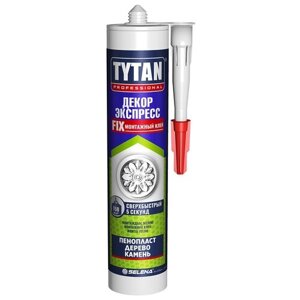 Клей монтажный акриловый Tytan Professional Декор Экспресс 16103, 310 мл, белый