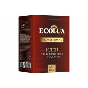 Клей обойный "ECOLUX" для тяжёлых и стеклообоев 500 г