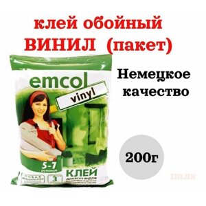 Клей обойный винил (Emcol) 200 г пакет