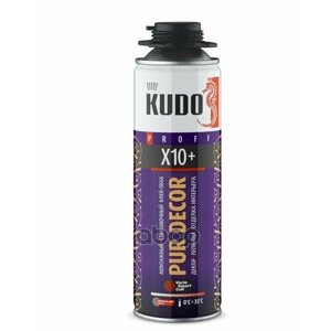 Клей-Пена Kudo Pur Decor X10+ Монтажный И Стыковочный Профессиональный Kudo арт. KUPP06B10HC