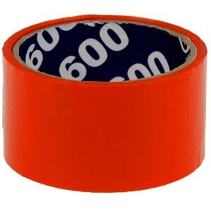 Клейкая лента упаковочная 48 мм х 24 м, 45 мкм UNIBOB (оранжевая)