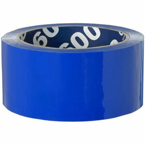 Клейкая лента упаковочная Unibob, 48мм*66м, 45мкм, синяя, 6 штук, 285290