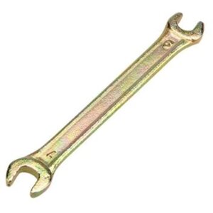 Ключ гаечный Rexant, 6мм, 7мм, сталь, рожковый, цвет: жёлтый, арт. 12-5821-2)
