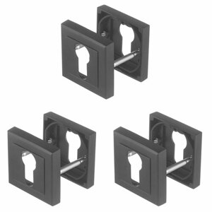 Ключевина Punto QL BL-24 квадратная розетка (черный) (3 шт.)