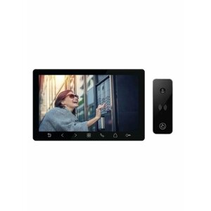 Комплект видеодомофона Tantos Prime HD SE (черный) и iPanel 2 HD +черная)
