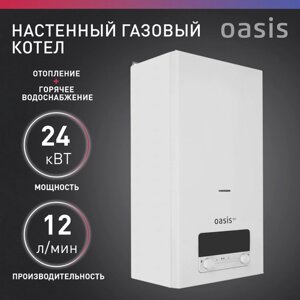 Конвекционный газовый котел Oasis BE-24, 24 кВт, двухконтурный