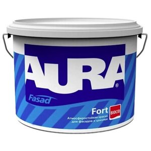 Краска акриловая Aura Fasad Fort матовая белый 4.5 кг
