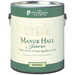Краска акриловая PPG Manor Hall Interior EggShell яичная скорлупа белый (82-3310) 3.78 л
