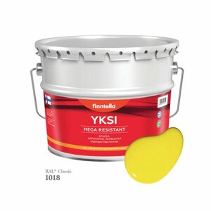 Краска YKSI, цвет RAL1018 Цинково-желтый (Zinc yellow), 9л