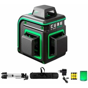 Лазерный уровень ADA Cube 3-360 GREEN Professional Edition