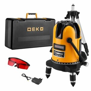 Лазерный уровень DEKO LL57 PRO SET 2 premium 065-0104-1