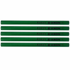 Lekon 014114 карандаш малярный овальный HB (5шт) для нанесения разметки