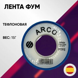 Лента ФУМ, тефлоновая, ARCO, арт. 05303, 25 мм х 0,75 мм х 12 метров