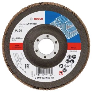 Лепестковый диск BOSCH Standard for Metal 2608603659, 1 шт.