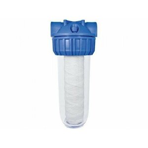 Магистральный фильтр 3/4" пластик (прозрачный) Water Filter. FS-10FY. 3/4