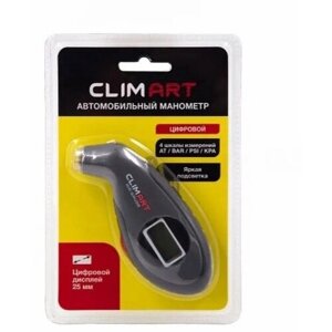 Манометр Clim Art автомобильный цифровой высокоточный пластиковый CLA00751