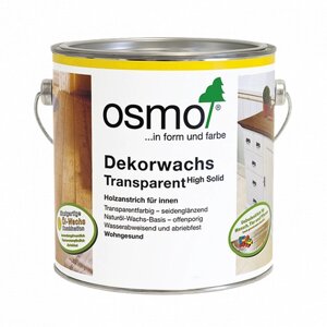 Масло OSMO Dekorwachs Transparente, 3138 махагон, 0.125 л