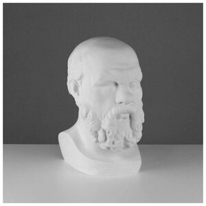 Мастерская Экорше Гипсовая фигура, голова Сократа «Мастерская Экорше», 20 х 20 х 38,5 см