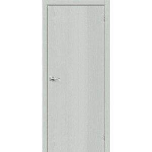 Межкомнатная дверь Браво Браво-0 Grey Wood экошпон, Глухая / 900x2000 / Полотно