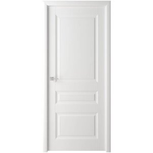 Межкомнатная дверь ENAMEL Геометрия 33 ДГ 2000x600 Эмаль белая