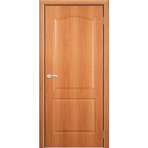 Межкомнатная дверь Классик, Ламинированное покрытие, Глухая, толщина полотна 37мм, 2000х600мм Миланский орех