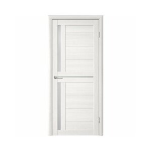 Межкомнатная дверь (комплект) Albero Тренд Т-5 ЕсоТех / Белая лиственница / Стекло мателюкс 60х200
