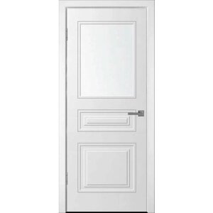 Межкомнатная дверь (комплект) WanMark Нео-3 / ПО белая эмаль 60х200