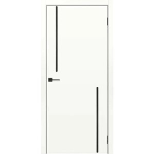 Межкомнатная дверь Морион вертикаль. Покрытие эмаль. цвет белый. Полотно глухое (ДГ) размер 2000х800, толщина 39мм