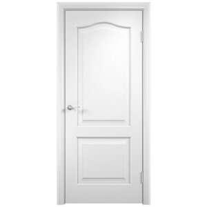 Межкомнатная дверь Палитра глухая Белая 60х200 cм