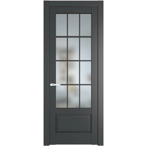 Межкомнатная дверь Profil Doors 3.2.2 (р. 12) PD со стеклом графит