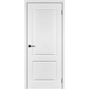 Межкомнатная дверь СК-2, цвет Белый матовый, полотно Глухое, покрытие Vinyl,2000х700, толщина 38мм Комплект: полотно, доборы, короба и наличники.