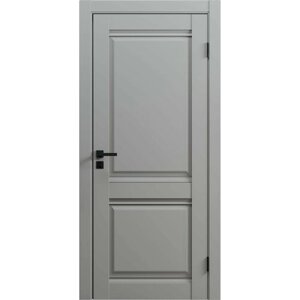 Межкомнатная дверь ВДК Эко Сицилия, Цвет грей софт гладкий - Софт тач, 700х2000 мм ( комплект: полотно + коробочный брус + наличники )
