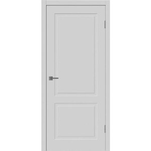 Межкомнатная дверь VFD Флэт ДГ, эмаль cotton 1900*550. Комплект (полотно, коробка, наличник)