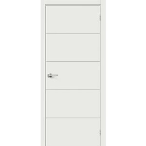 Межкомнатная Дверь Винил Bravo Граффити-1 Super White 600x2000, 700x2000, 800x2000, 900x2000мм (полотно) / Браво.