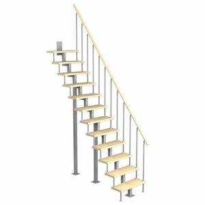 Модульная малогабаритная лестница Линия 2700-2925