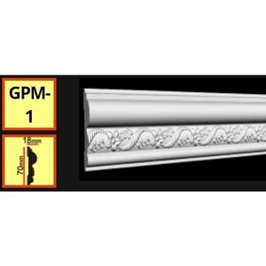 Молдинг Glanzepol GPM-1, 1шт (длина 2м)