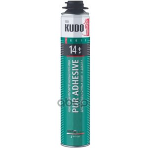 Монтажный Полиуретановый Клей-Пена Kudo Pur Adhesive Proff 14+ Для Теплоизоляции Kudo арт. KUPP10UAPS