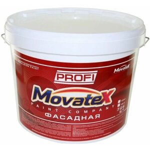 Movatex Краска водоэмульсионная PROFI фасадная 15 кг Т04760