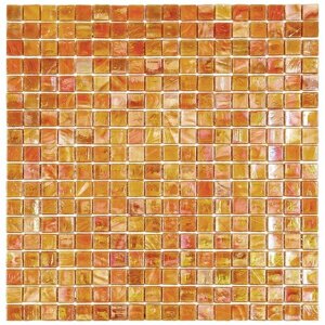 Мозаика Alma NB-OR805 из глянцевого цветного стекла размер 29.5х29.5 см чип 15x15 мм толщ. 4 мм площадь 0.087 м2 на бумаге