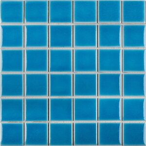 Мозаика Starmosaic 48х48 Crackle Light Blue Glossy Сетка Мозаика 30,6x30,6 (цена за 20 шт)